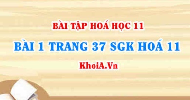 Bài 1 trang 37 SGK Hoá 11: Nội dung về Amoniac và Muối Amoni